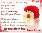 Happy Birthday Dear Sister Images With Quotes | The Cake Boutique