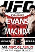 Official UFC 98 Rashad Evans vs Lyoto Machida Sports Laminated Dry ...