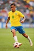 Philippe Coutinho of Brazil in action during the 2018 FIFA World Cup ...