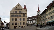 Der Rathausplatz von Sursee Foto & Bild | europe, schweiz ...