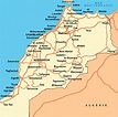Morocco Map - TravelsFinders.Com