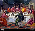 La última Cena, también conocida como la última Cena de Cristo 1568 ...