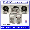 ENGINE SUPPORT MOUNTING, For Hyundai Accent 2006-2011 & Kia Rio 2005 ...