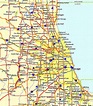 Chicago, Illinois Map