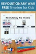 American Revolution Timeline Worksheets