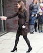 Pregnant Kate Middleton Visits Foster Care Center, Has Tea: Bump Photo