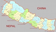 Where is Nepal Located, Location Map of Nepal