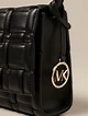 MICHAEL MICHAEL KORS: Ivy bag in woven vegan synthetic leather ...
