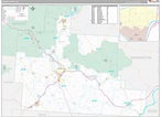 Athens County, OH Wall Map Premium Style by MarketMAPS