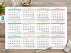 دانلود فایل لایه باز تقویم 1402 Calendar