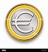 Symbole Euro coins vector Photo Stock - Alamy