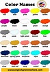 Color Name List, List Of Colors - English Grammar Here