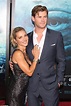 Loved up: Elsa Pataky (L) and husband Chris Hemsworth wed in 2010 and ...