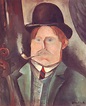 Maurice de Vlaminck, Autoportrait (Portrait de l'artiste (à la pipe ...