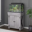 Flipper Wildwood 20 Gallon Aquarium Stand, Rustic White, Model ...