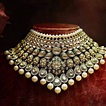 Traditional Kundan Polki Necklace Set #J4206 | Kundan jewellery bridal ...