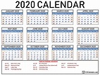 2020 Printable Calendar With Date Boxes Example Calendar Printable - Riset