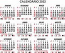 CalendáRio 2022 Com Feriados Para Imprimir - Calendario Lunare