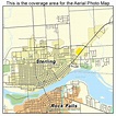 Aerial Photography Map of Sterling, IL Illinois
