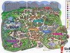 Theme Park Brochures Six Flags St. Louis Map 1999 | ThemeParkBrochures.net