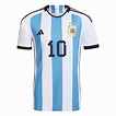 Camiseta Titular Messi Selección Argentina Camiseta Remera Titular Official Soccer Team Shirt ...