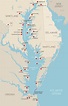 Explore the Chesapeake - Map of the Chesapeake Bay