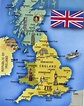 Detallado mapa turístico de Reino Unido | Reino Unido | Europa | Mapas ...