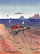 Moebius - 1991 Flyleaf of french comics magazine “A SUIVRE” “Silence ...