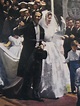 Mariage, le 5 juillet 1957, du prince Henri d'Orléans et de la ...