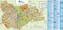 Elche tourist map