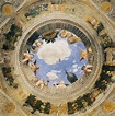 Camera degli Sposi. The ceiling of the room, 1474 by Andrea Mantegna ...