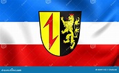 Flag of Mannheim, Germany. stock illustration. Illustration of full ...