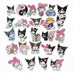 50pcs Lovely Kuromi Melody Stickers Pack Anime Cute Gift Toys | Etsy