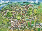 Dartmouth College Campus Map Illustration - by Rabinky Art, LLC
