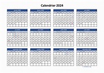Calendrier 2024 à imprimer | WikiDates.org