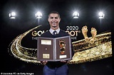 Cristiano Ronaldo named PLAYER OF THE CENTURY at Globe Soccer Awards ...