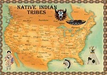 Native American Tribes North America Map - Map Of The United States ...