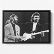 Ringo Starr and George Harrison in 1988 Floating Framed Canvas | Canvas ...