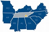 Map Of Tennessee And Border States – Get Latest Map Update