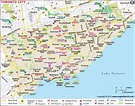Toronto Map, City Map of Toronto, Canada