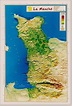 Carte en relief de la Manche 50 - GeoRelief