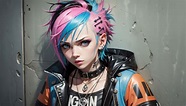 1336x768 Fearless Punk Girl Laptop HD HD 4k Wallpapers, Images ...