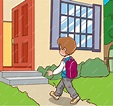 Premium Vector | Children returning home from school