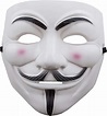 Maschera di Anonymous, dal film V per Vendetta, in plastica : Amazon.it ...