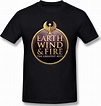 Amazon.com: Laozhuoo Earth Wind & Fire Men Casual Fit T Shirts for Men ...