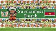 The Sound of the Surinamese Dutch language / dialect (Numbers ...