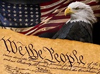 We the People Unites States Constitution American Flag Bald Eagle Photo ...