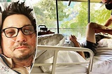 Jeremy Renner Leg Injury Video