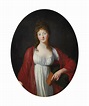 ÉCOLE FRANÇAISE VERS 1800 , Portrait de Diane Adélaïde de Simiane ...