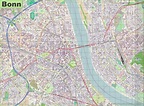 Large detailed map of Bonn